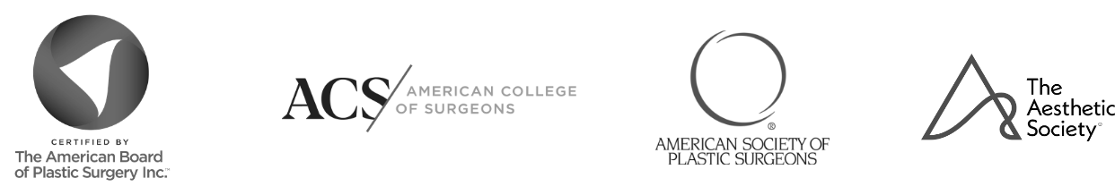 The American Board of Plastic Surgery Inc., American College of Surgeons, The Aesthetic Society and American Society of Plastic Surgeons Logos